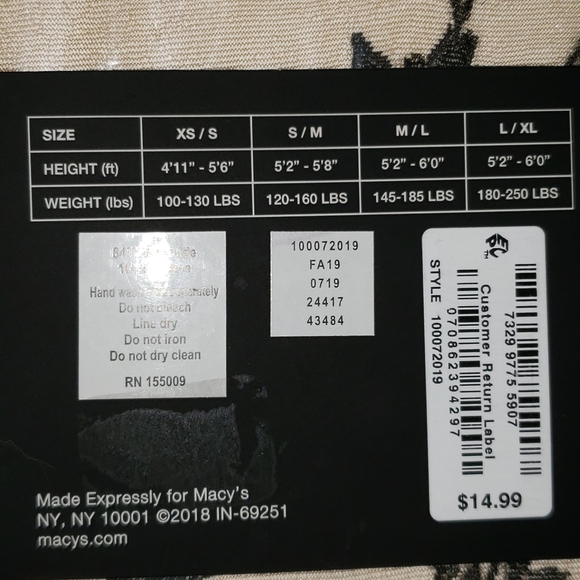 International Concepts INC Women's Tattoo-Effect - Picture 3 of 3